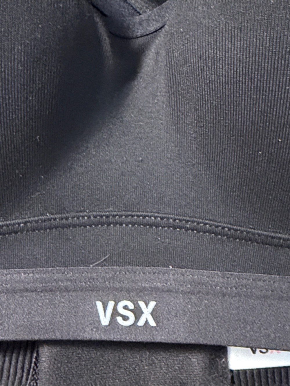 Victoria's Secret VSX Black Padded Racerback Sports Bra Adjustable Straps 32B - Picture 2 of 9